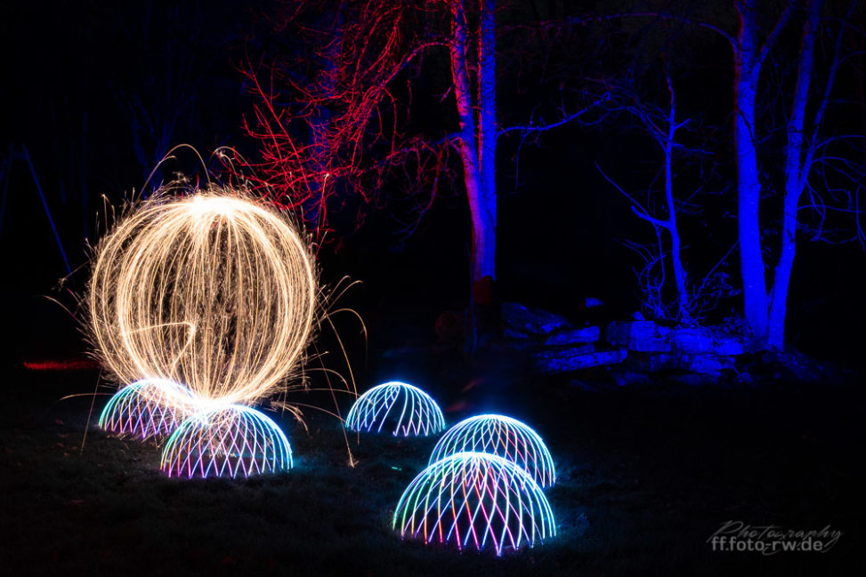 Light Painting - Domes