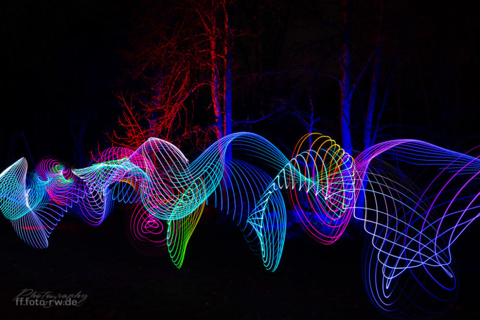 Light Painting - Color Lines