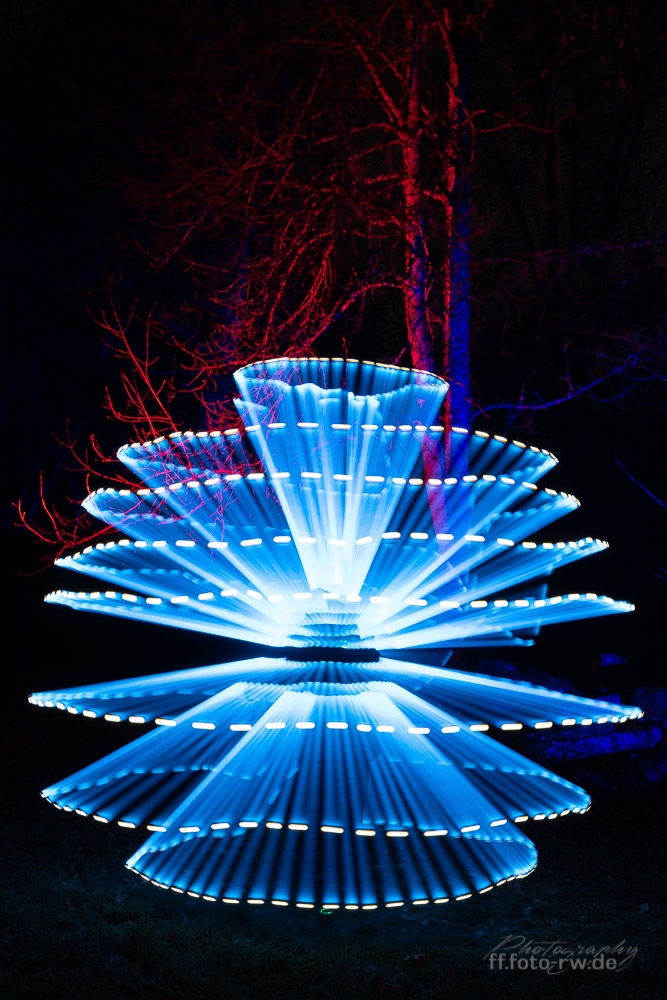 Light Painting - Blue Tower