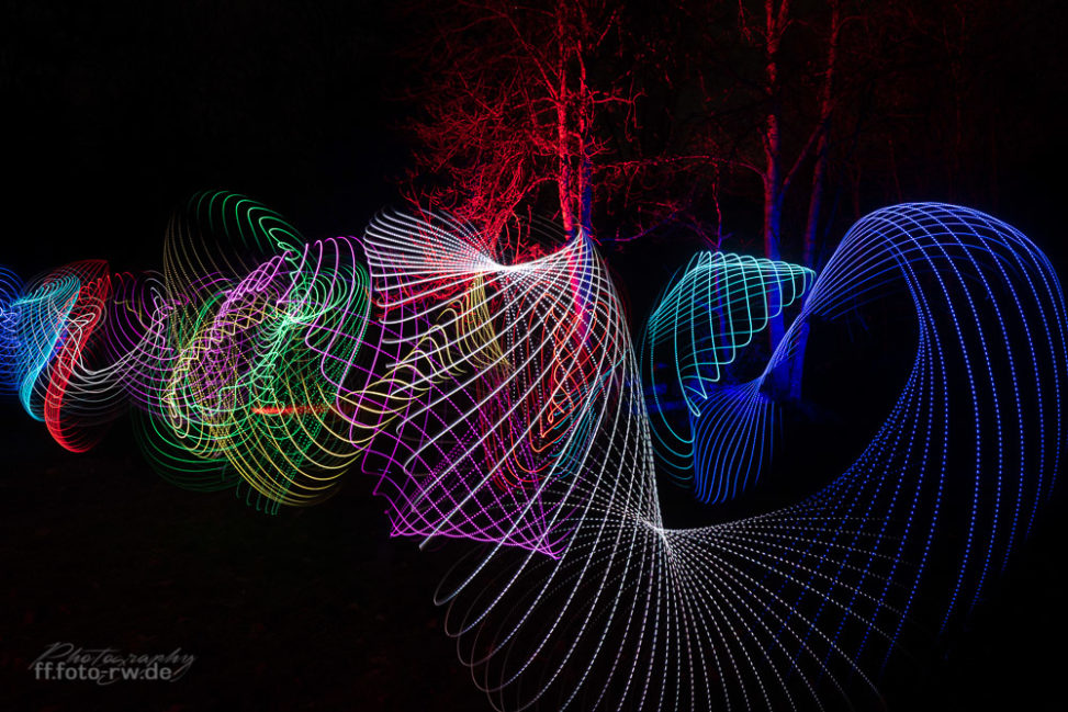 Light Painting - Color Lines